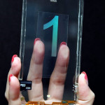 Taiwan firm unveils prototype of transparent cellphone