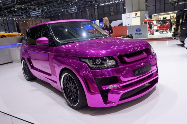 розовые Range Rover от Hamann