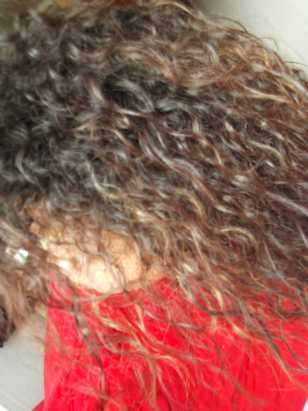 Осветление волос медом . Фото волос после 2 использования меда и кондиционера