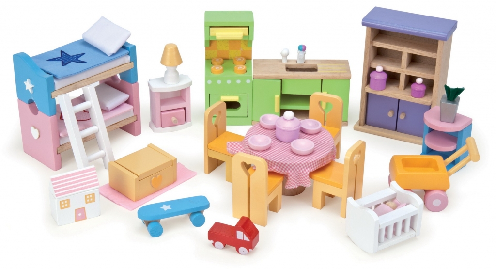мебель для кукольного домика Что подарить девочке на 2 года