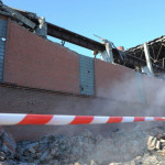 Разрушения на цинковом заводе в Челябинске после падения космического объекта